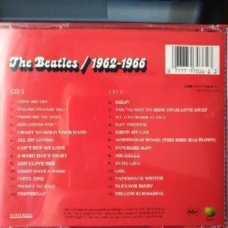 ビートルズCD 赤盤（2枚組）USA版1993年★希少レア品★の画像