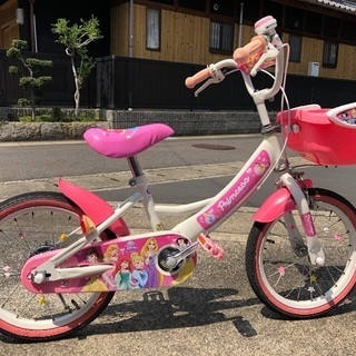 子供用自転車 16インチ プリンセス柄 美品