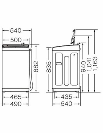 Hisense ハイセンス 4.5kg 全自動洗濯機