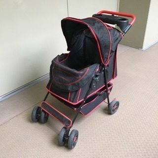 ペット用ベビーカー 多機能 多頭用 4輪ペットカート 折りたたみ...