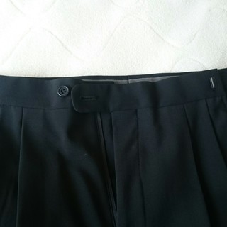 紳士礼服ダブルウール100％　中古（173cm75kg股下76cmウエスト85cm）には少し大きいサイズくらい　　　の画像