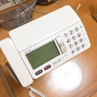 電話FAX 子機付き SHARP  UX-063CL 