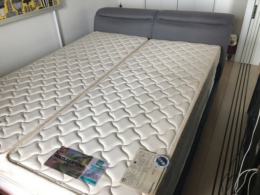 フランスベッド　クイーンサイズ　ヘッド3段切り替え