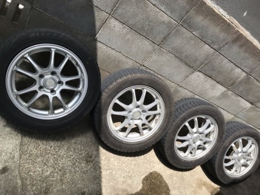 【価格変更】日産 カタログオプション[BRIDGESTONE] ECO FORME SE-10 16インチ 6.5J ➕スタットレス(おまけ)4本セット