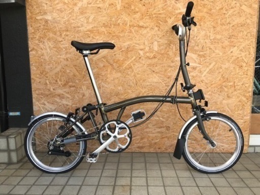美車 未使用品 BROMPTON ブロンプトン M6L RAWカラー 折畳み ミニベロ フォールディングバイク