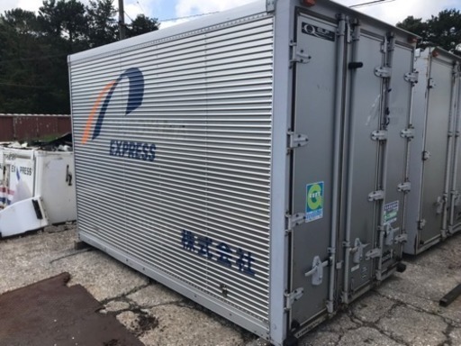 NO273 保冷バン アルミ箱 バイク倉庫 トラックコンテナ 米保管庫 物置 事務所