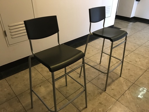 IKEA カウンターチェアー ２セット、1000円