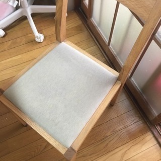 無印 ダイニングテーブルセット 80×80cm 高さ72cmの画像