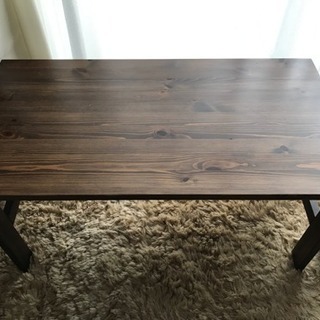 【本日限定価格】木目調センターテーブル(エクステンション)の画像