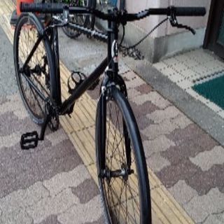 SCHWINN CUTTER[カッター]700cシングルspeedピストバイク(ブラック)