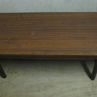 木製 座卓 ローテーブル ちゃぶ台 幅120cm×奥行52cm×高さ46cm の画像