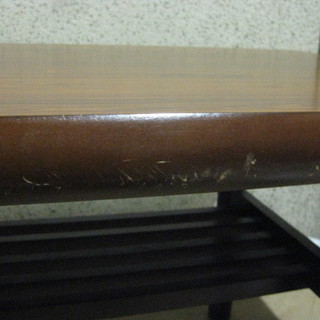 木製 座卓 ローテーブル ちゃぶ台 幅120cm×奥行52cm×高さ46cm の画像