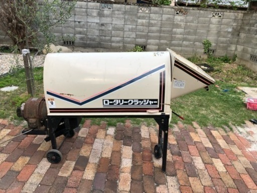 砕土機ロータリークラッシャー家庭菜園に作動確認済！