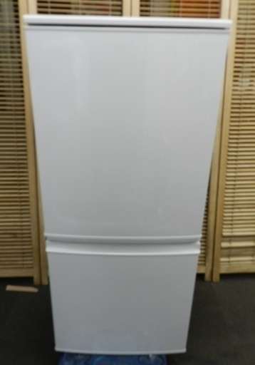 2ドア冷蔵庫　138L　シャープ　16年製