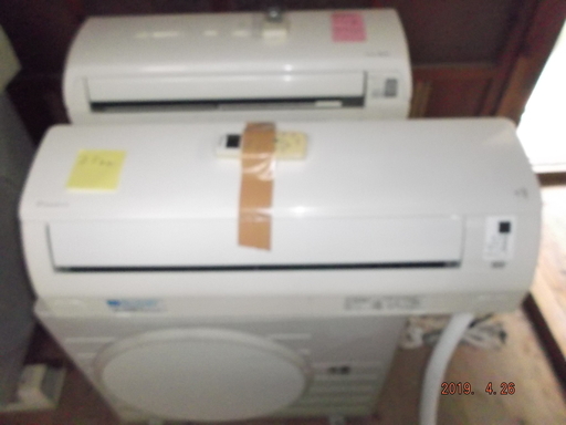 中古クーラー６畳タイプから