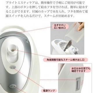 スチーマー 美顔器の画像