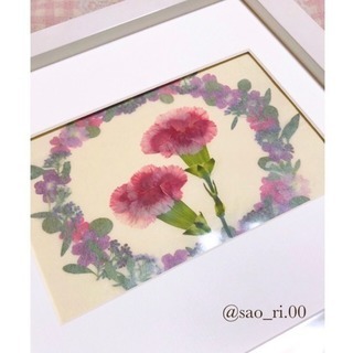 母の日の押し花ワークショップ 1dayレッスン