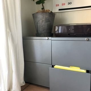 正規 STEELCASE ファイリングキャビネット2点セット