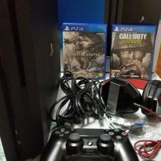最終値下げ‼️　PS4 Pro 1TB 7000B&ソフト２本+...