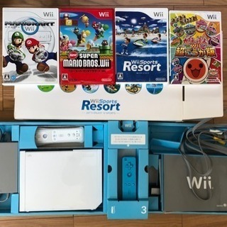Wii本体+ソフト4本