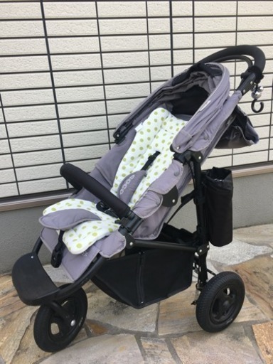 エアバギーココ ブレーキ付き  グレー おまけ付き