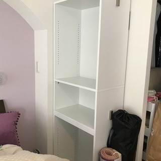 オープンラック ホワイト 本棚 美品中古
