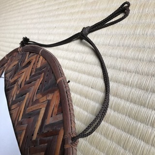 色紙用額  竹製の画像