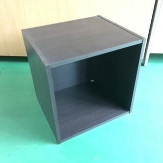 JD0009【在庫処分特価】 1段カラーボックス ダークブラウン