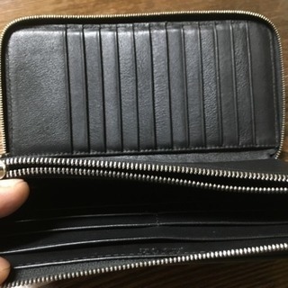 ガルーシャ・ZIP長財布スリムLARGE（ブラック）の画像