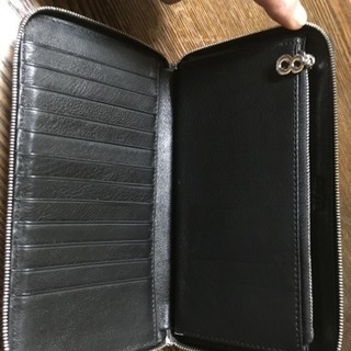 ガルーシャ・ZIP長財布スリムLARGE（ブラック）の画像