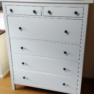 イケア　HEMNES　5段タンス