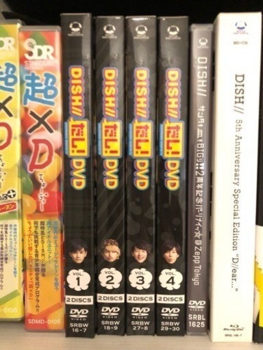 dishだし DVD vol1〜vol4