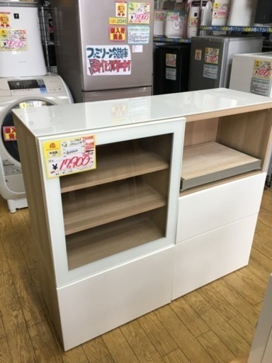 美品　IKEA イケア ガラストップ ミドルレンジボード アーバンStyle