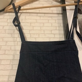 【試着のみ・クリーニング済み】LEPSIM デニムオールインワン Mサイズの画像