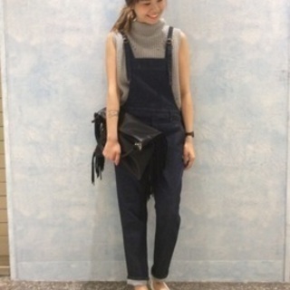 【試着のみ・クリーニング済み】LEPSIM デニムオールインワン...