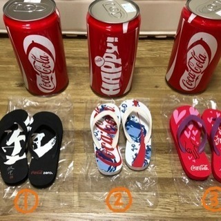 コカコーラ ハッピーサマー缶 ビーチサンダル 1足500の画像