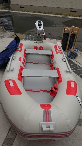 アキレス ゴムボート 2馬力船外機付き