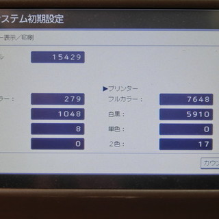 業務用コピー機　☆リコーA3フルカラー複合機 MP C2802 （ファックス　コピー　プリンター　ＬＡＮ装備）☆の画像