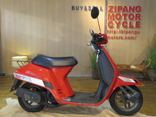 HONDA TACT AF09 ホンダ タクト 50cc 3936km レッド 保険H32.6 エンジン実動! 原付 原チャリ スクーター パーツ取り 部品取り車 ベース車 バイク 札幌発