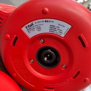 #2233 ティファール 電気ケトル 0.8L レッドの画像