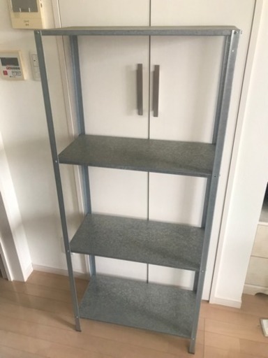 ほぼ新品 IKEA シルバーラック