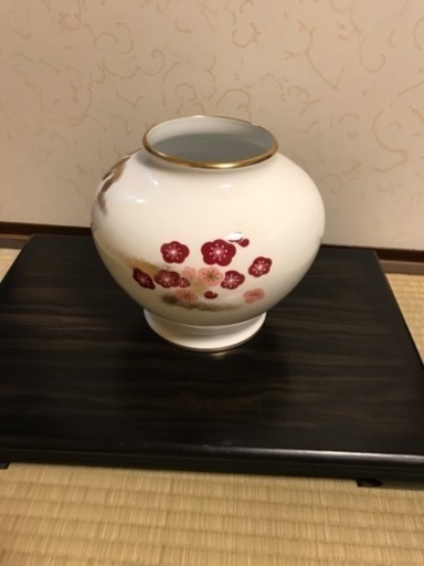 大倉陶園  花瓶  花器  金彩縁