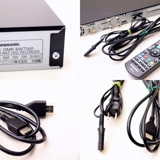 2014年製 Panasonic パナソニック DIGA DMR-BWT560-K BD ブルーレイ レコーダー 500GBの画像