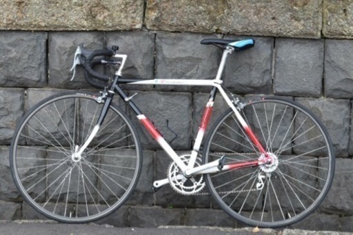 値下げしました Panasonic ロードバイク les maillots オーダーメイドアルミフレーム