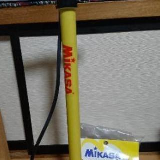新品☆ミカサのサッカーボール用空気入れ