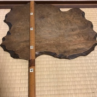木製花台① 置き台 飾り板 天然木  レトロの画像