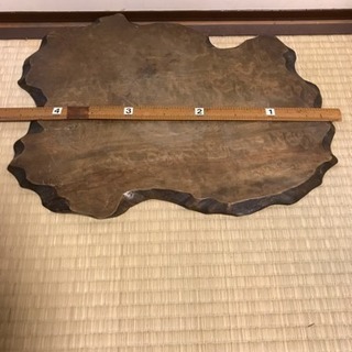木製花台① 置き台 飾り板 天然木  レトロの画像