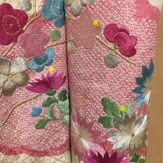 【決まりました】正絹振袖 リメイク用 説明追記有の画像