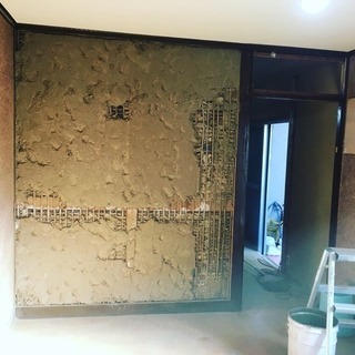 土壁再生ワークショップ 版築壁と版築一輪挿しを作るの画像