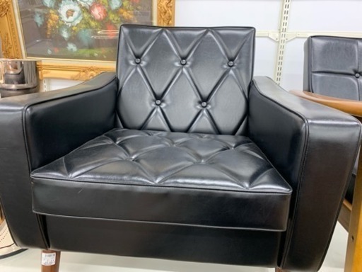 カリモク60 ロビーチェア１シーター買取入荷。